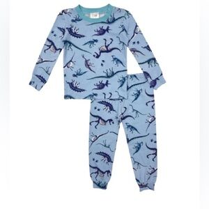 ESME fossil Dino Print Kids long sleeve Pajamas - 24 months